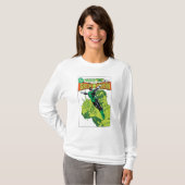 Grüne Signalleuchte - Comic-Abdeckung T-Shirt (Vorne ganz)
