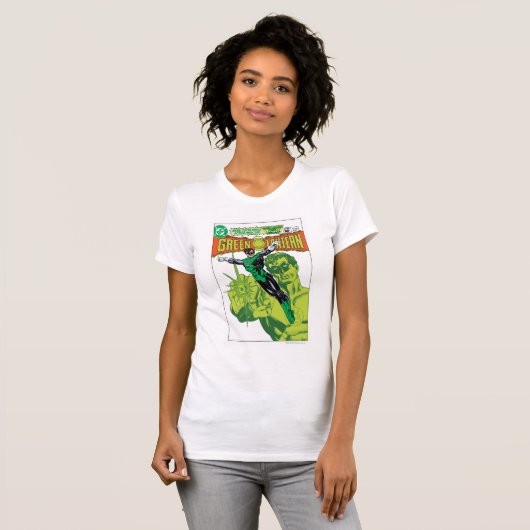 Grüne Signalleuchte - Comic-Abdeckung T-Shirt (Vorne ganz)