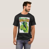 Grüne Signalleuchte - Comic-Abdeckung T-Shirt (Vorne ganz)