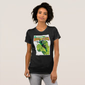 Grüne Signalleuchte - Comic-Abdeckung T-Shirt (Vorne ganz)