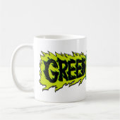 Grüne Signalleuchte (glühende Signalleuchte) 2 Kaffeetasse (Links)