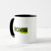 Grüne Signalleuchte (glühende Signalleuchte) 2 Tasse (Vorderseite Links)