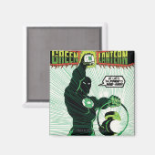 Grüne Signalleuchte Magnet (Vorderseite/Rückseite)