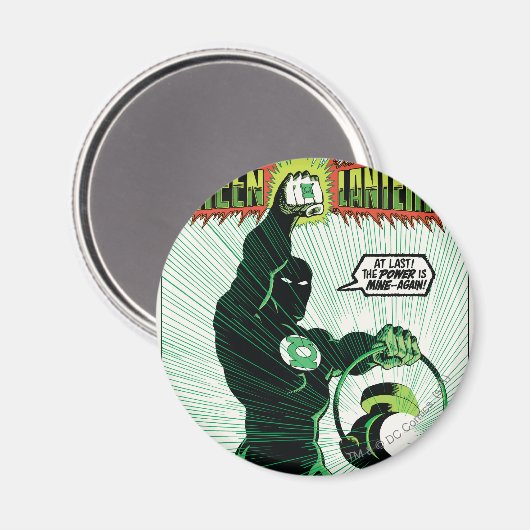 Grüne Signalleuchte Magnet (Vorderseite/Rückseite)