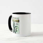 Grüne Signalleuchte Tasse (Vorderseite Links)