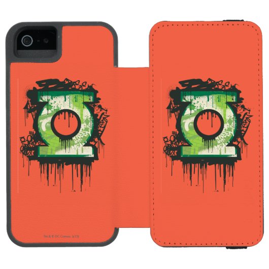 Grüne Signalleuchte - Verdrillte Unschuld Incipio iPhone Geldbeutel-Hülle (Folio Geöffnet)