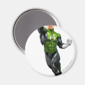 Grüne Signalleuchte - Vollständig gerendert, aufge Magnet (Vorderseite/Rückseite)