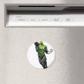 Grüne Signalleuchte - Vollständig gerendert, aufge Magnet (In Situ (Geschirrspüler))