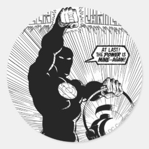 Grüne Signalleuchten - glühende Laterne, schwarz u Runder Aufkleber