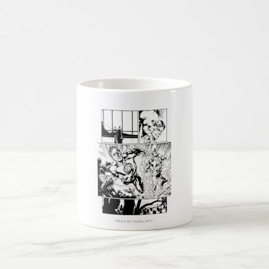 Grüne Signalleuchten und das Flash-Panel 2 Kaffeetasse (Mittel)