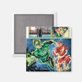 Grüne Signalleuchten und das Flash-Panel Magnet (Vorderseite/Rückseite)