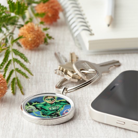 Grüne Signalleuchten und das Flash-Panel Schlüsselanhänger (Seite)