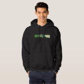 Grüne Signalleuchten und Logo Hoodie (Vorne ganz)