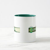 Grüne Signalleuchten und Logo Tasse (Zentrum)