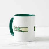 Grüne Signalleuchten und Logo Tasse (Vorderseite Links)