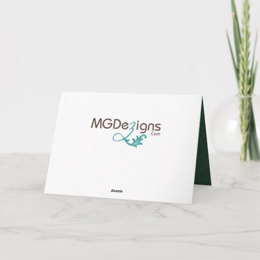 grüne Silberschneeflocken Winterhochzeit Danke (Rückseite)