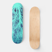 Grüne Silhouette Skateboard (Vorderseite)