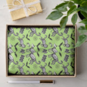 Grüne Skeletttiere Seidenpapier (Geschenk)