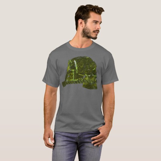 Grüne Skulptur T-Shirt (Vorne ganz)