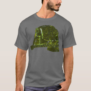 Grüne Skulptur T-Shirt
