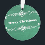 Grüne Slanted Chalkboard Holiday Acrylic Ornament<br><div class="desc">Elegantes und stilvolles Slanted Chalkboard Holiday Acrylic Ornament in dunkelgrün mit einem Deko-Rahmen und einem angesagten Chalkboard-Look. Dieses schicke Dekor ist perfekt,  um Ihren Flair in den Urlaub zu versetzen! Einfach anpassen,  einfach Ihren personalisierten Text in die vorhandenen Textfelder einfügen. Klicken Sie auf "Anpassen",  um weitere Personalisierungsoptionen zu erhalten.</div>