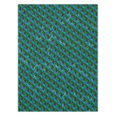 Grüne Smaragde und Kurven unter Nickelgitter Tischdecke (Vorderseite)