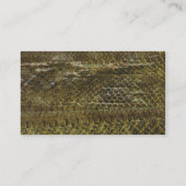 Grüne Snakeskin Visitenkarte (Rückseite)