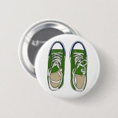Grüne Sneakers Button (Vorne & Hinten)