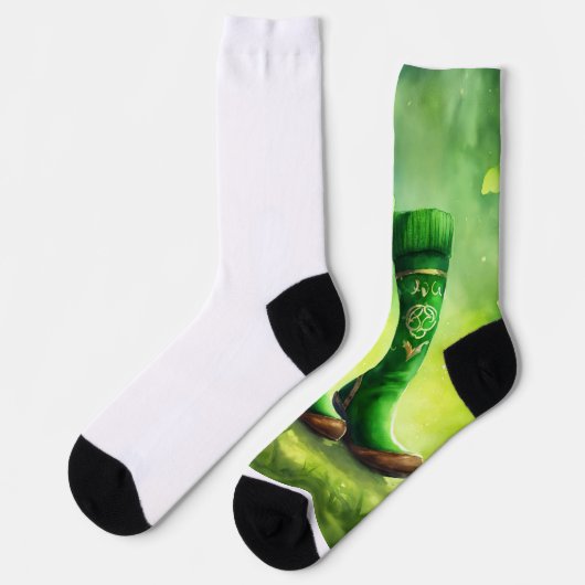 Grüne Socken Wurm in Wanyer (Linkes Detail)