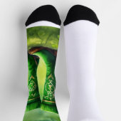 Grüne Socken Wurm in Wanyer (Oben)