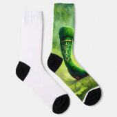Grüne Socken Wurm in Wanyer (Rechts)