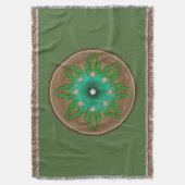 Grüne Sonne Decke (Vorderseite Vertikal)