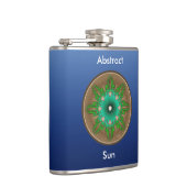 Grüne Sonne Flachmann (Rechts)