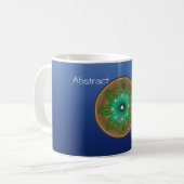 Grüne Sonne Kaffeetasse (Vorderseite Links)