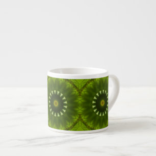 Grüne Sonnen Espressotasse