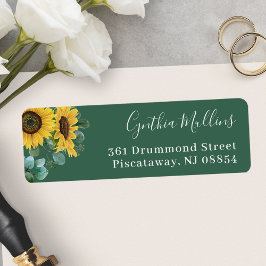 Grüne Sonnenblume Eukalyptus Foliage