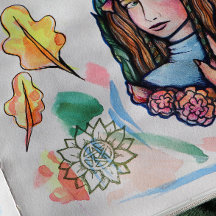 Grüne Sonnenblume Pentagramm Druidenheide