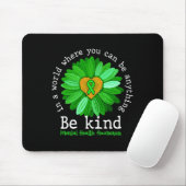 Grüne Sonnenblume Sei Freundlich Tee Psychische Ge Mousepad (Mit Mouse)