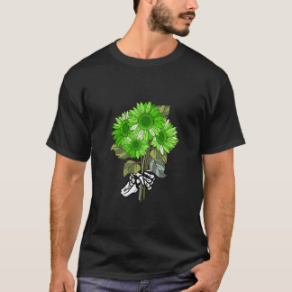 Grüne Sonnenblumen Mein Letztes, Mein Alles Grüne  T-Shirt