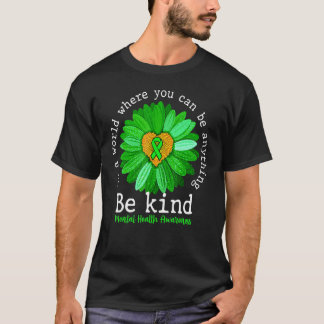 Grüne Sonnenblumen sind nettes T-Shirt Mental Heal