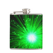 Grüne Sparks Flachmann (Vorderseite)