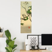 Grüne Sparrow Nr. 1 Poster (Heimbüro)