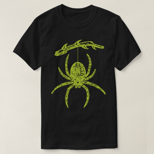 Grüne Spinne aus dem T - Shirt der Zweigstelle (Design vorne)