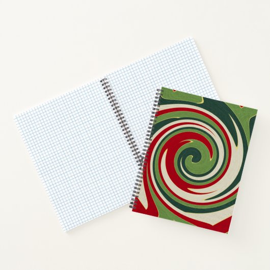 grüne Spirale Notizblock (Innenseite)