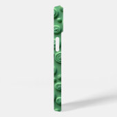 Grüne Spirale-Textur iPhone-Hülle Moderner Look Case-Mate iPhone Hülle (Rückseite / Rechts)
