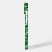 Grüne Spirale-Textur iPhone-Hülle Moderner Look Case-Mate iPhone Hülle (Rückseite / Links)