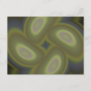 Grüne Spiralen Postkarte
