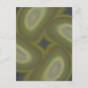 Grüne Spiralen Postkarte
