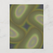 Grüne Spiralen Postkarte (Vorderseite)