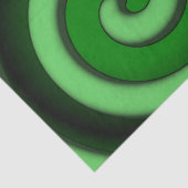 Grüne Spiralzone Seidenpapier (Ausschnitt)